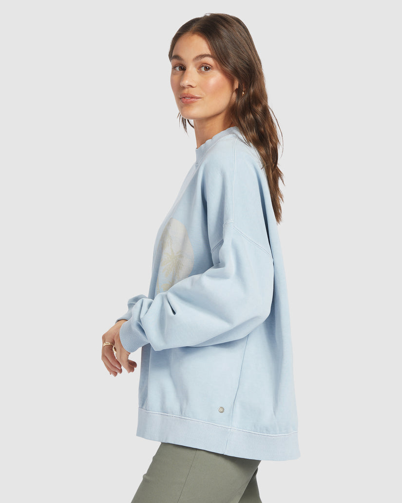 Womens Lineup Oversized Crew A Sweatshirt