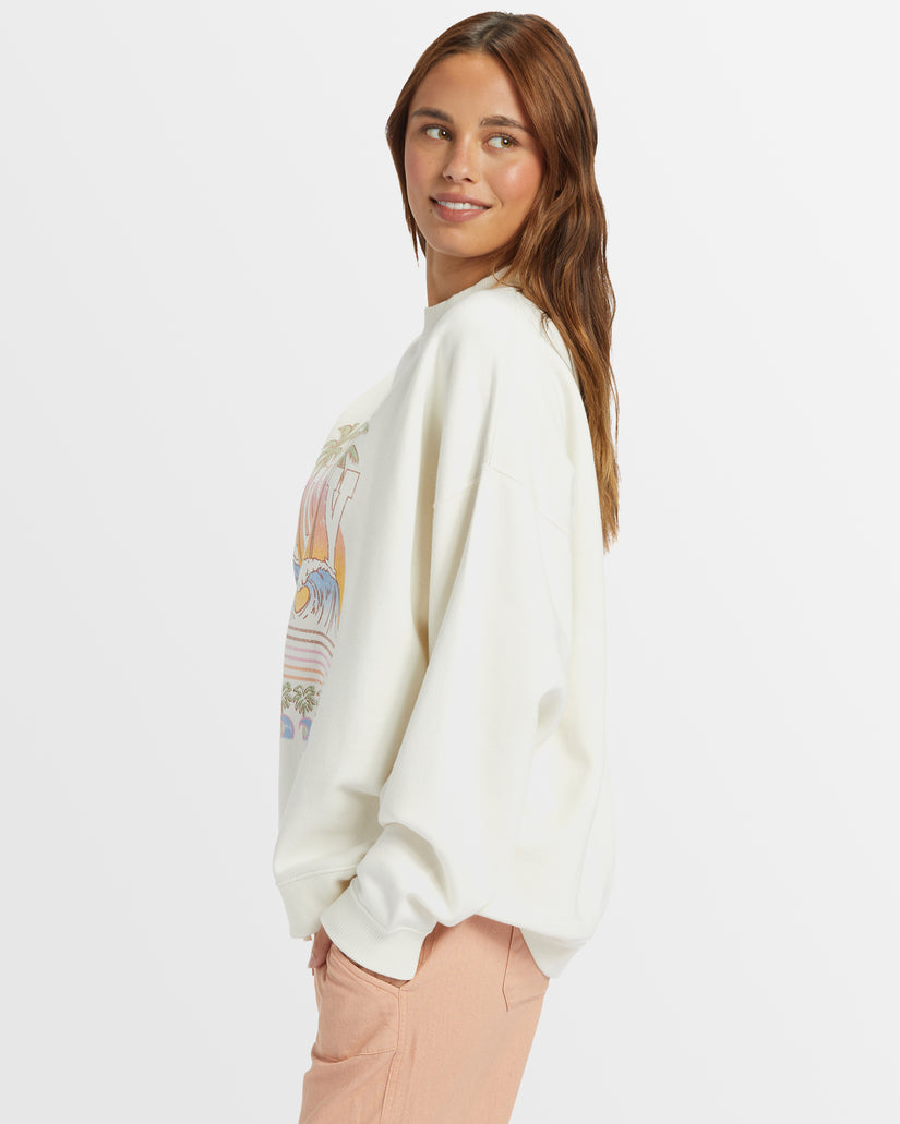 Womens Lineup Pullover Sweatshirt