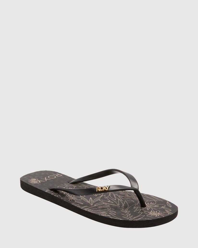 Womens Viva Stamp Flip-Flops