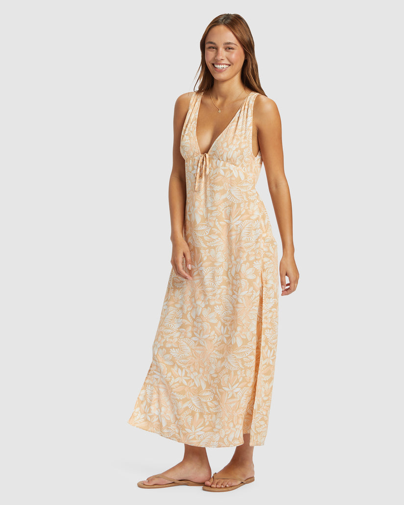 Womens Pearl Moonlight Midi Slip Dress