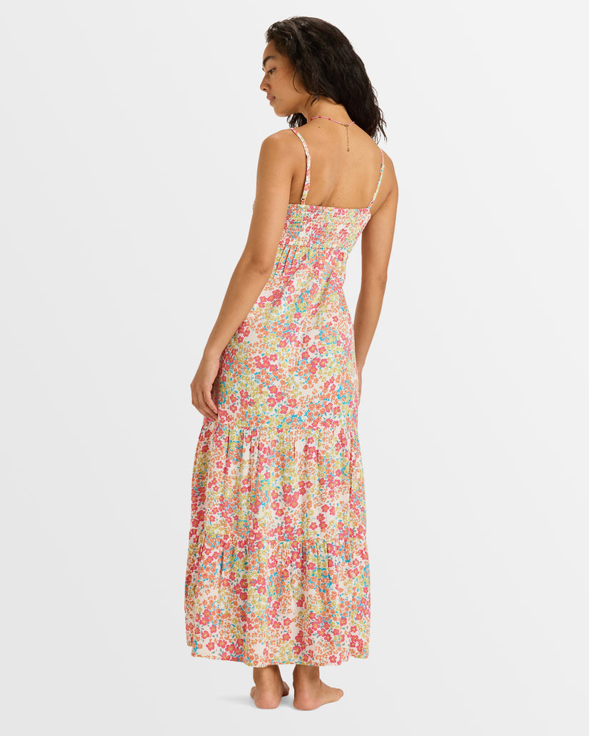 Womens Hot Tropics Maxi Printed Dress