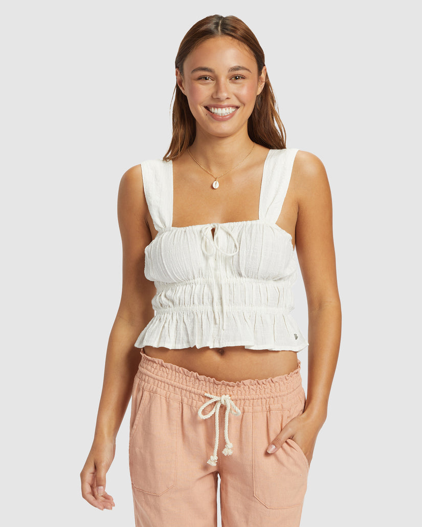 Womens Sunset Mist Crop Top