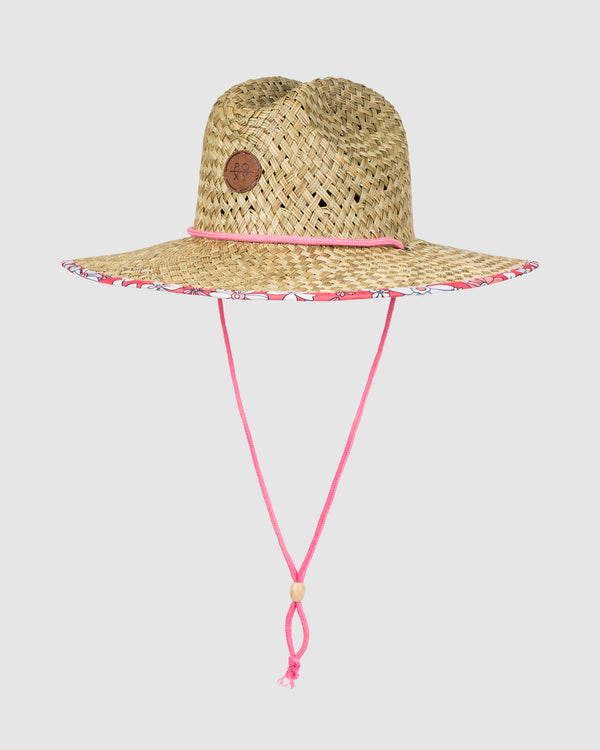 Girls 8-16 Pina To My Colada Straw Hat