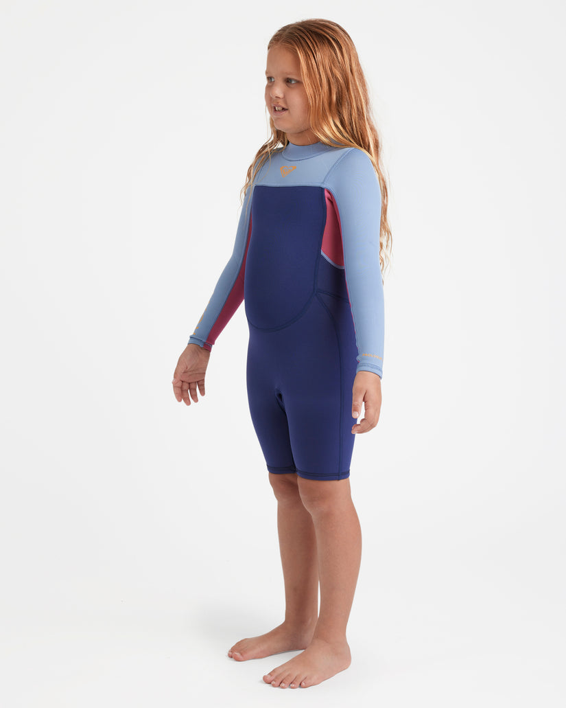 Girls 4-16 2/2mm Prologue Back Zip Long Sleeve Springsuit