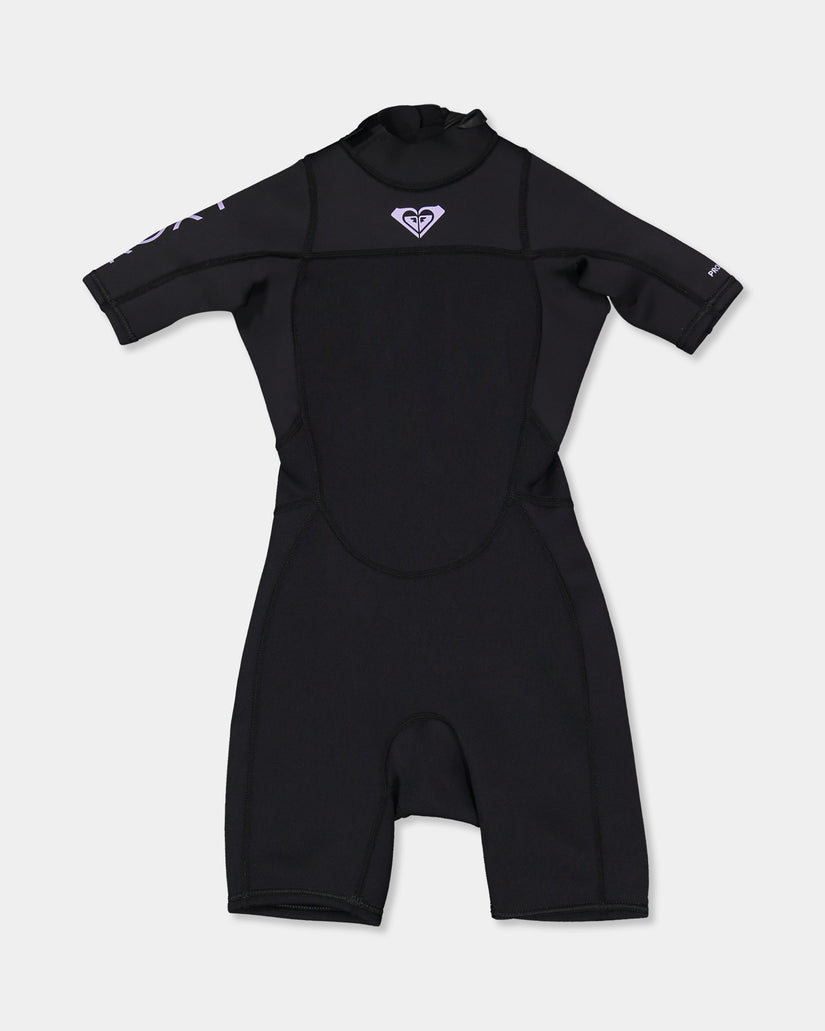 Girls 4-16 2/2mm Prologue Back Zip Short Sleeve Springsuit