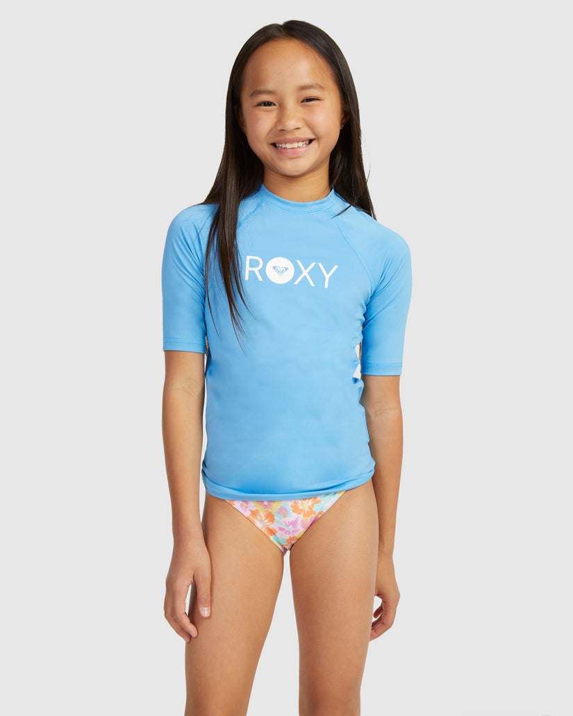 Girls Essential Ss Lycra Rashguard