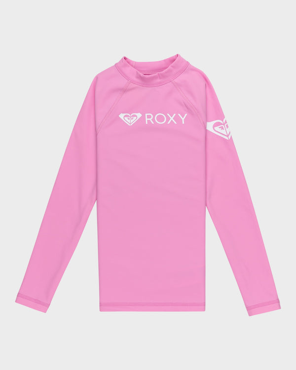 Girls 8-16 Heater Long Sleeve Lycra Rash Vest