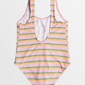 Girls 7-16 Mirage Stripe  One Piece Swimsuit