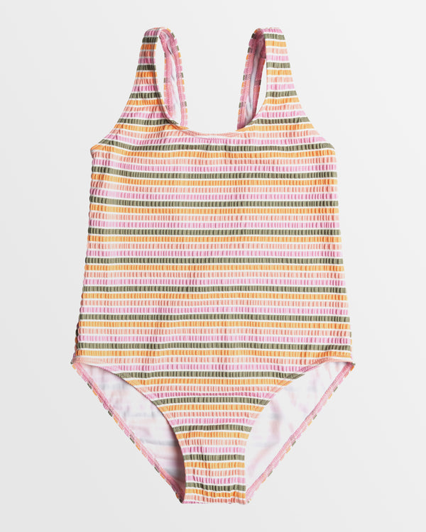 Girls 8-16 Mirage Stripe One Piece Swimsuit