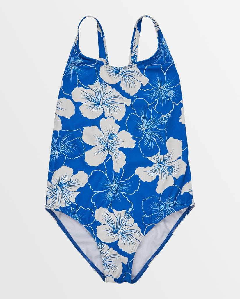 Girls 8-16 Hippy Hibiscus One Piece Swimsuit