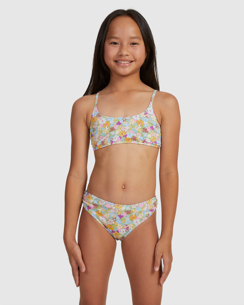 Girls Nostalgic Seaside Bralette Set Bikini