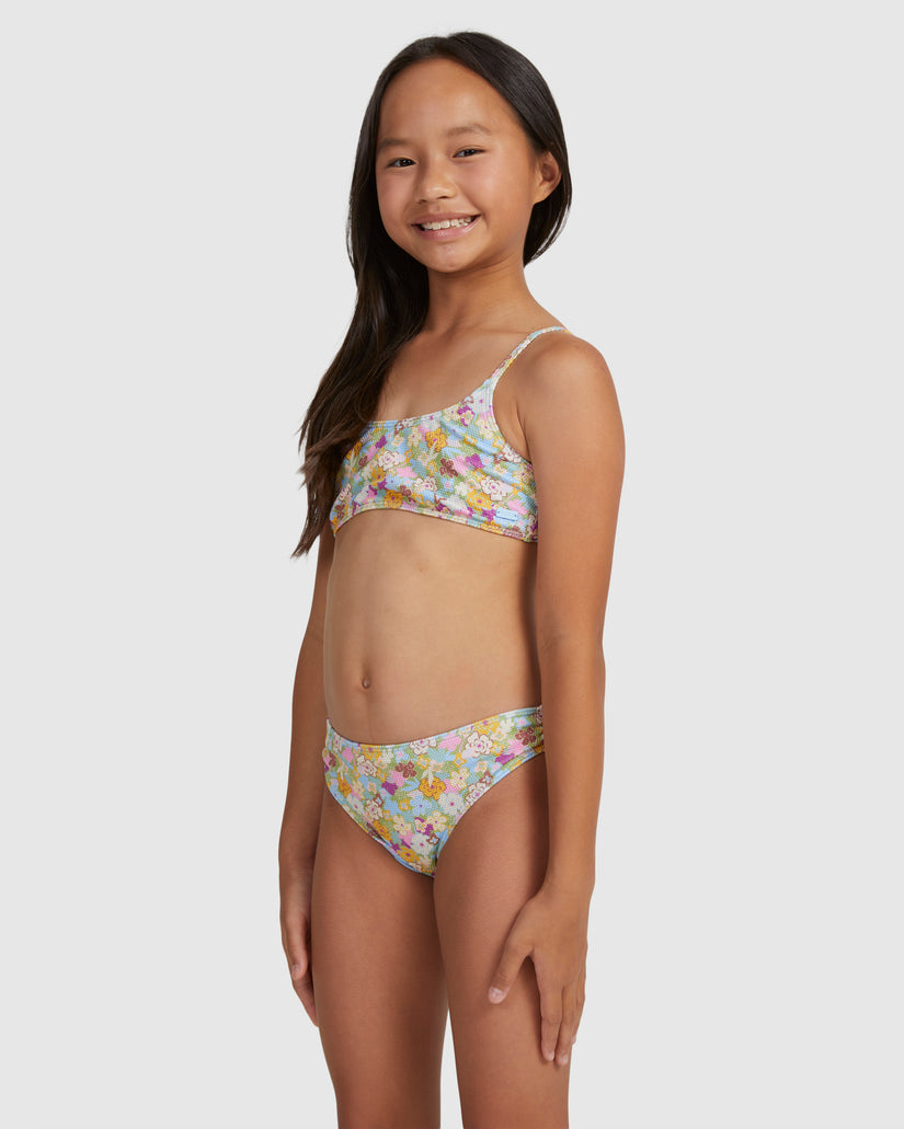 Girls Nostalgic Seaside Bralette Set Bikini