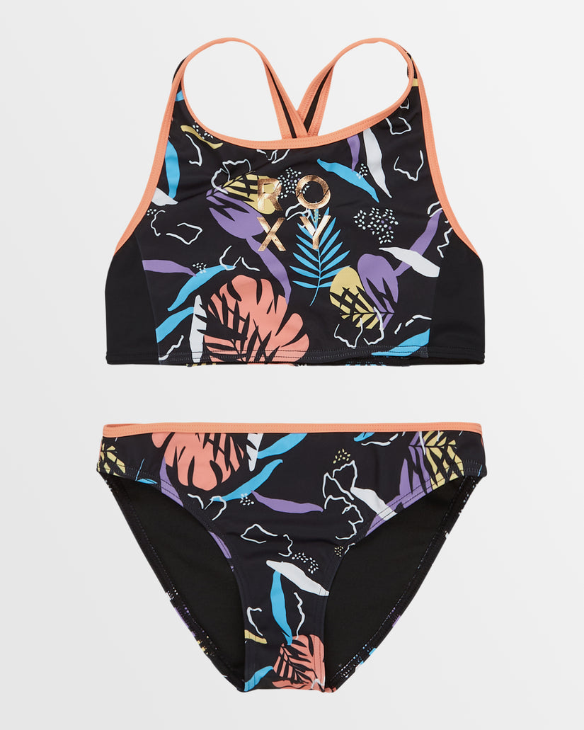 Girls 8-16  Active Crop Top Set