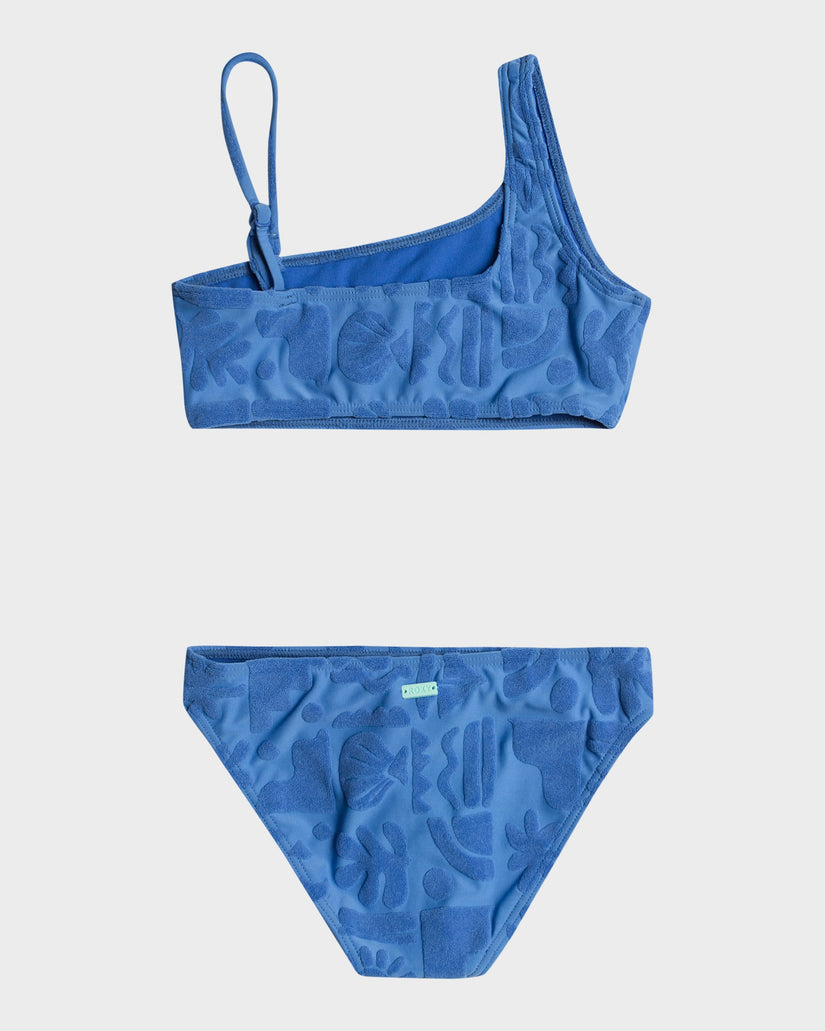 Girls 8-16 Beach Check Bralette Set