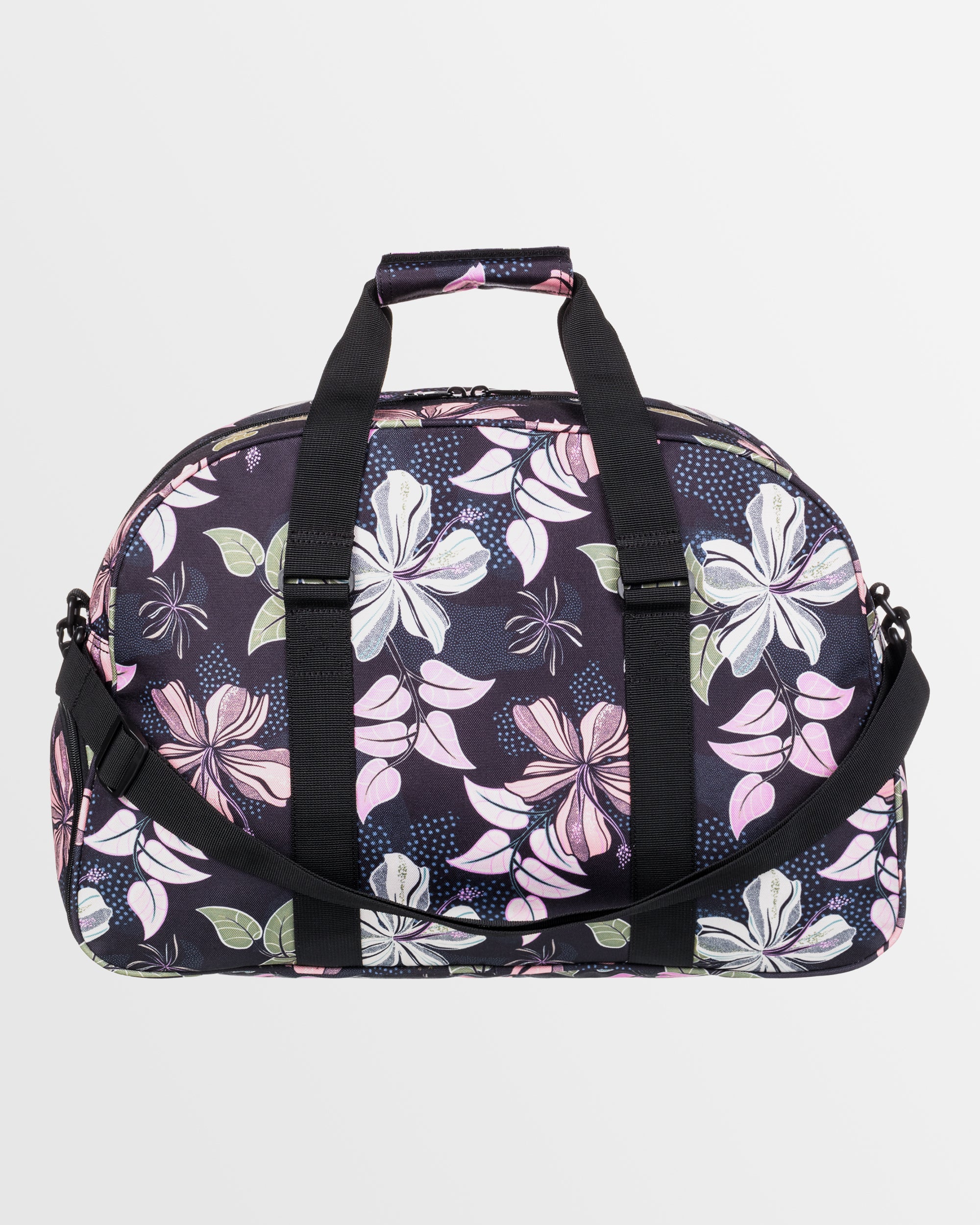 Womens Feel Happy Medium Duffle Bag ANTHACITE SUNNY FLORAL SWIM Roxy