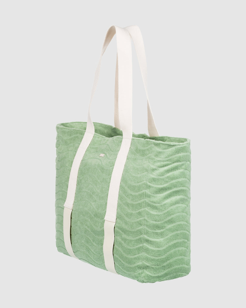 Womens Sunny Palm Tote Bag