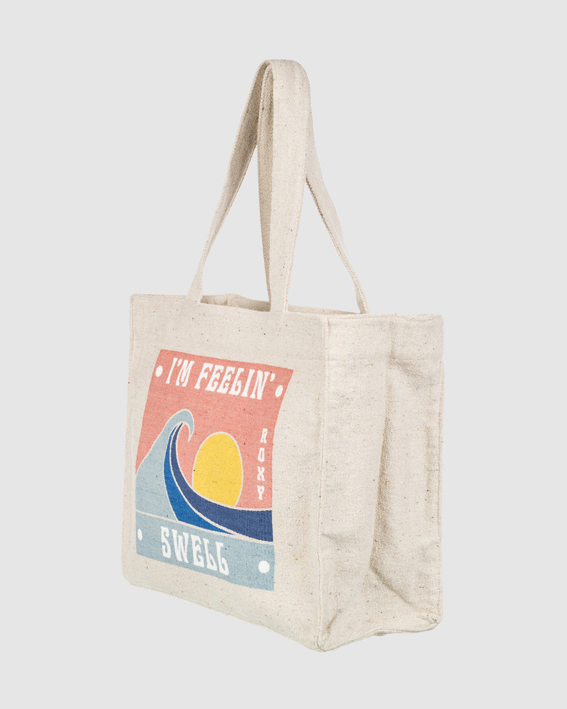 Womens Drink The Wave Tote Bag