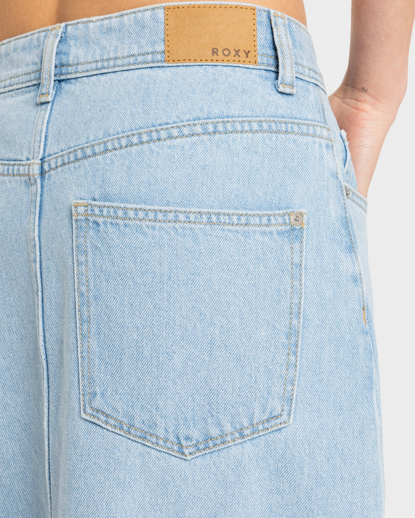 Womens Sun Winds Denim Skirts