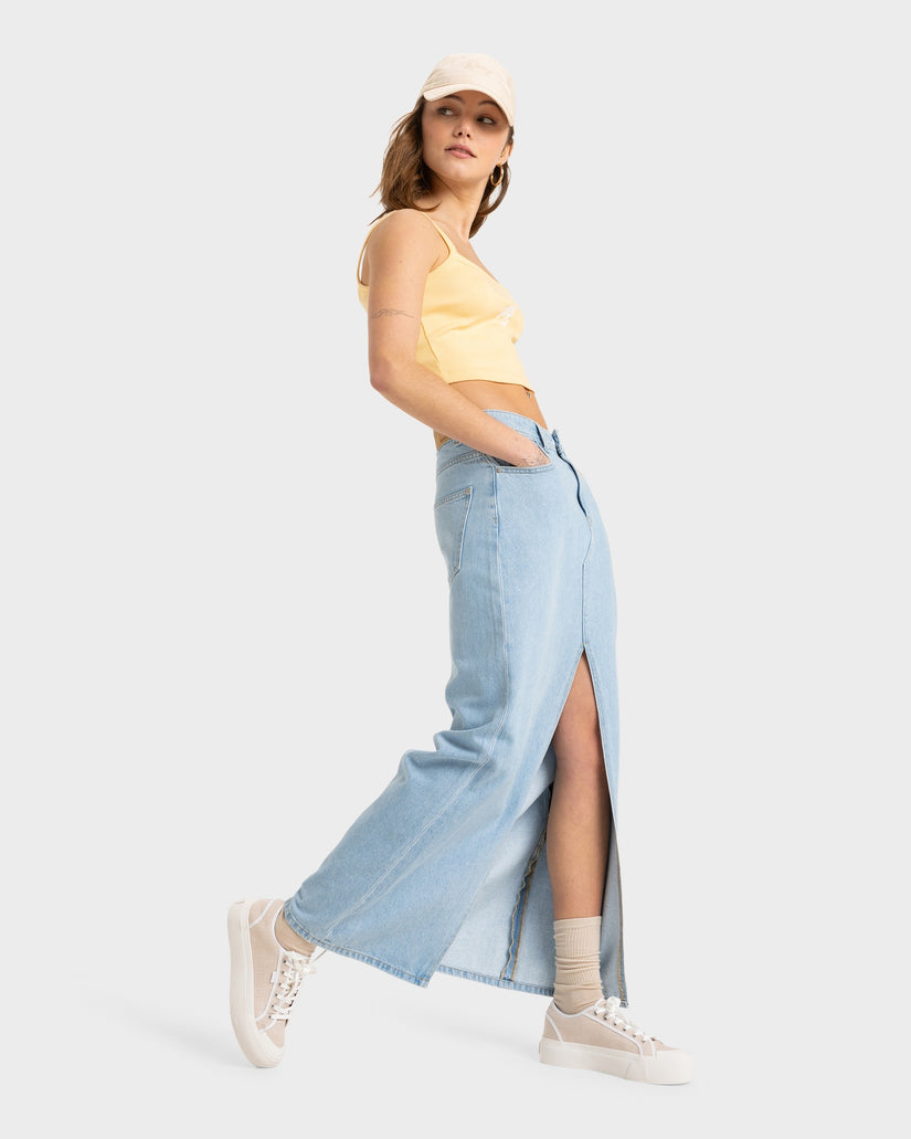 Womens Sun Winds Denim Skirts