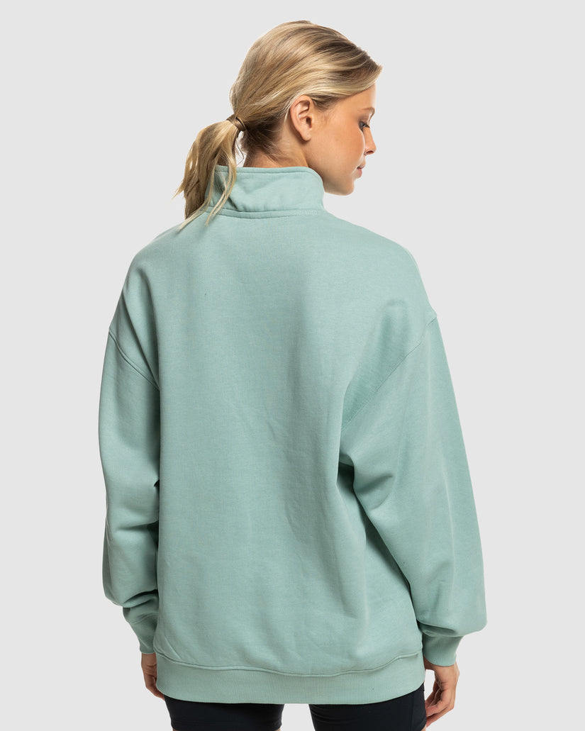 Womens Essential Energy Half Zip Sweatshirt