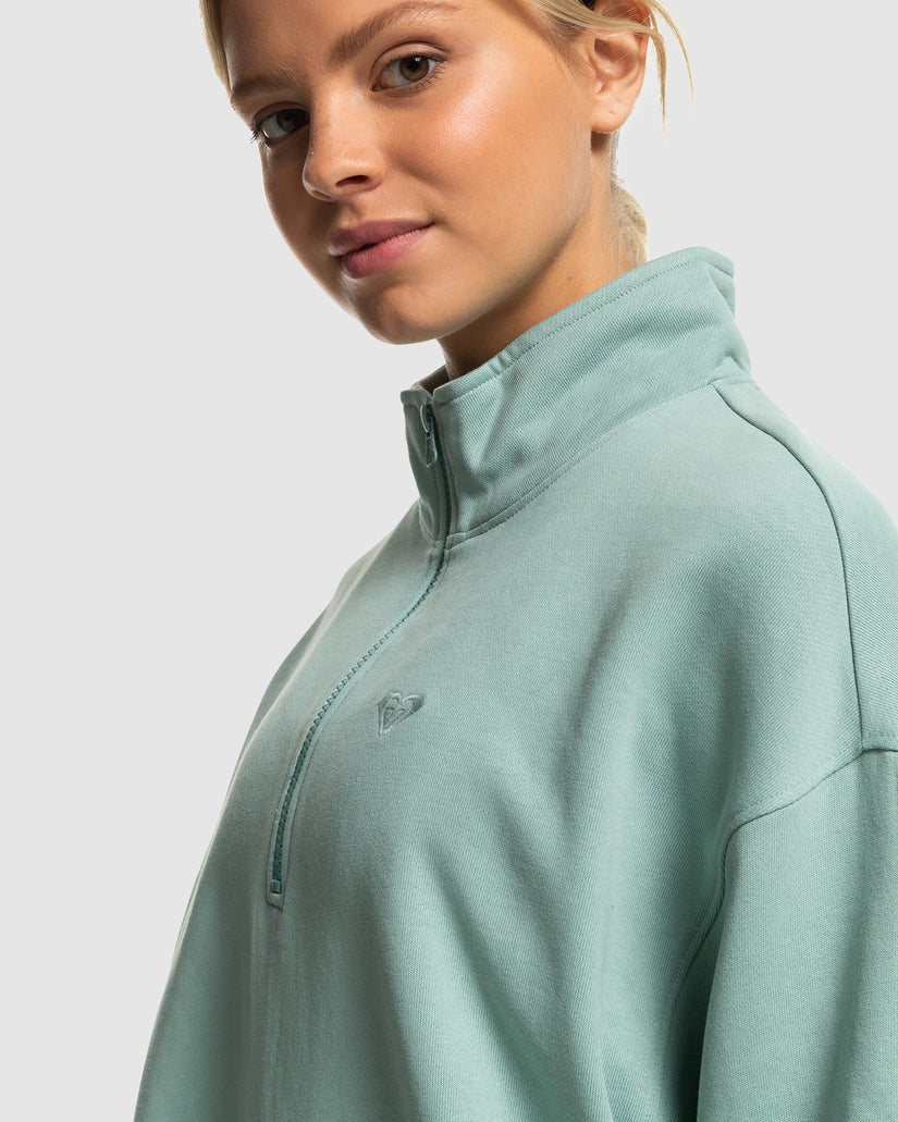 Womens Essential Energy Half Zip Sweatshirt