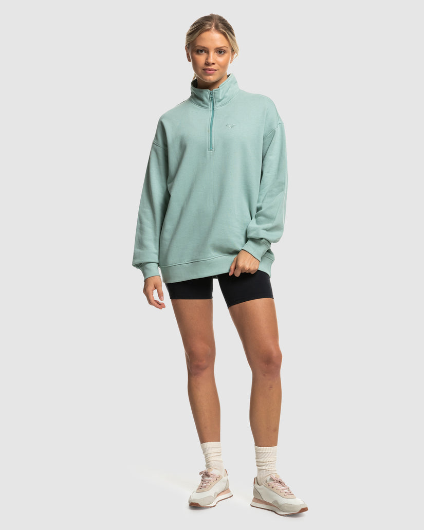 Womens Essential Energy Half Zip Sweatshirt