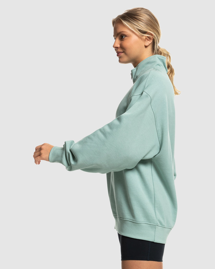 Womens Essential Energy Half Zip Sweatshirt