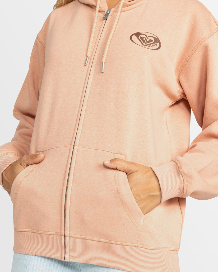 Womens Surf Stoked Zip-Up Hoodie