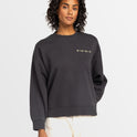 Womens Line Up Pullover Sweatshirt