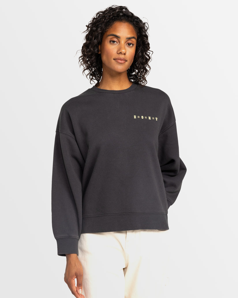 Womens Line Up Pullover Sweatshirt