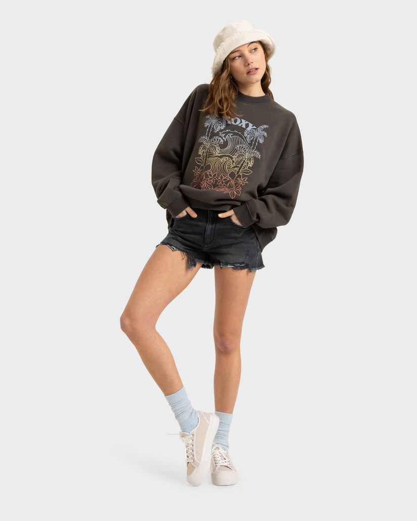 Womens Lineup Oversizedd Crew Neck