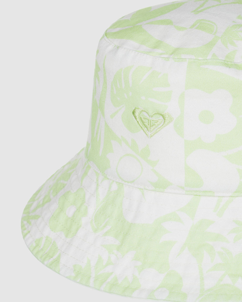 Womens Jasmine Paradise Reversible Bucket Hat