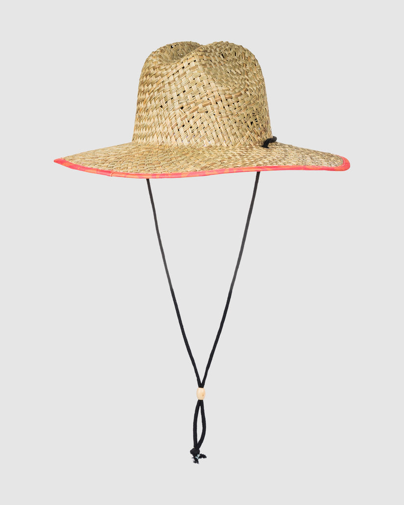 Womens Pina To My Colada Printed Straw Hat