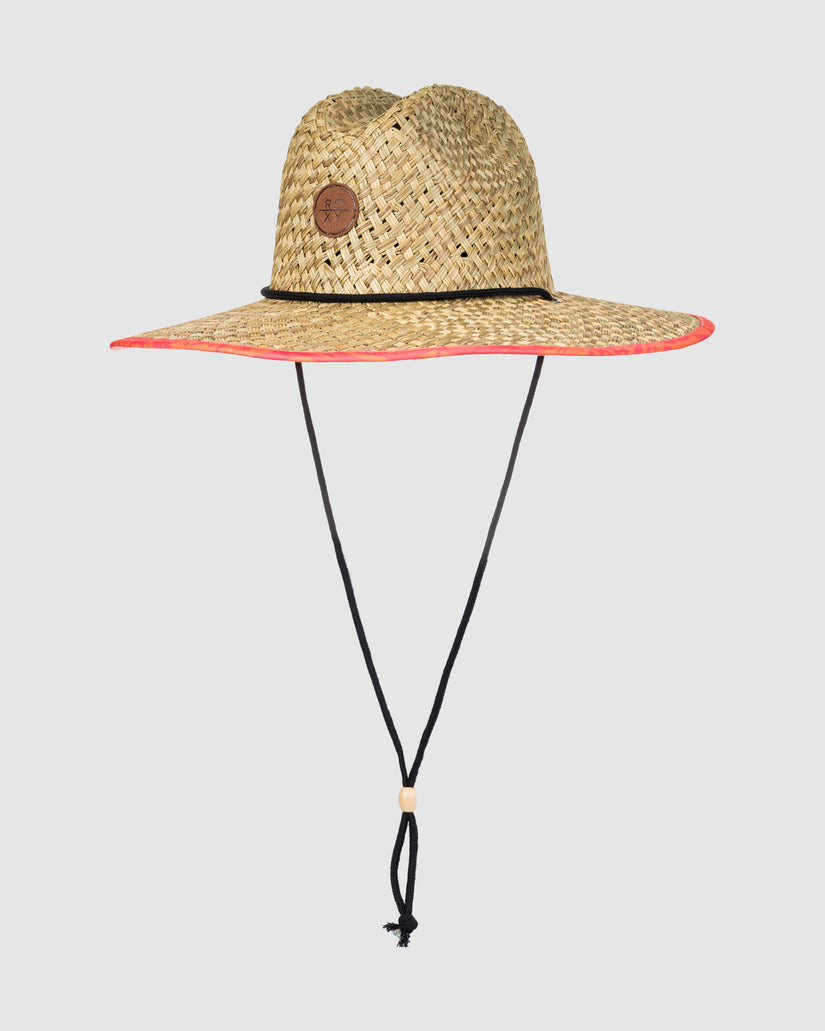 Womens Pina To My Colada Printed Straw Hat