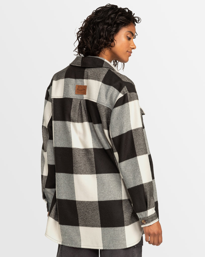 Womens Check The Swell Checkered Shacket