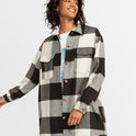 Womens Check The Swell Checkered Shacket