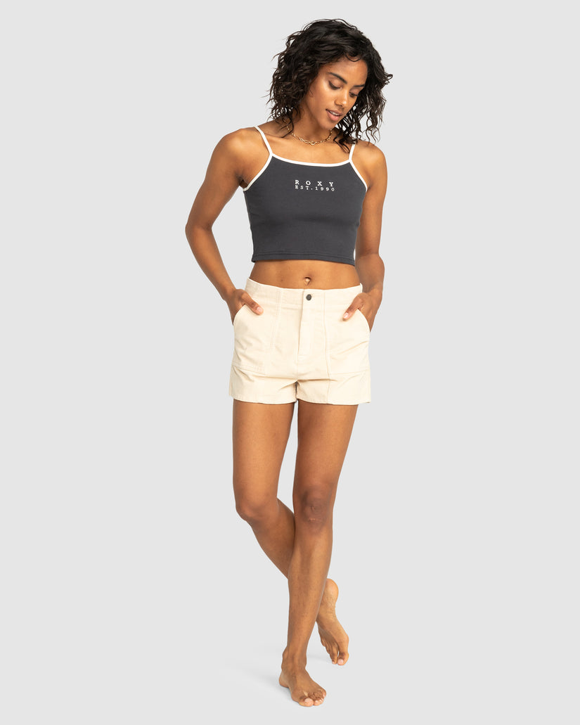 Womens Roxy Vintage Cropped Tank Top