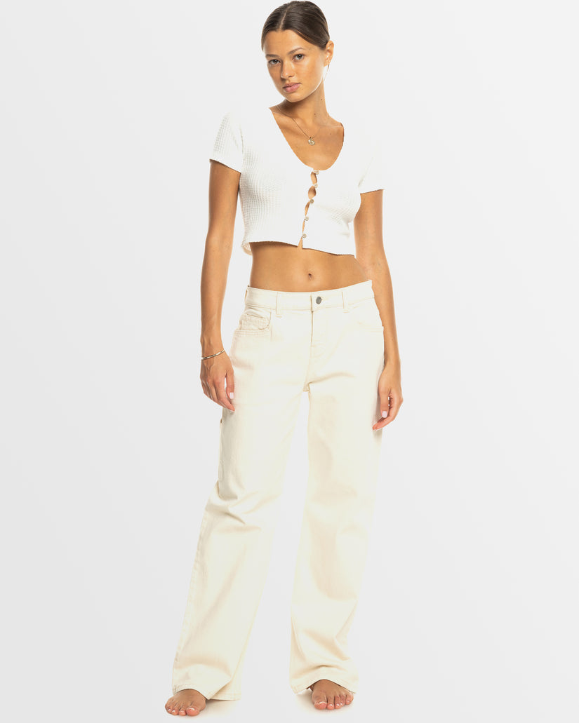 Womens Born With It Cropped Top