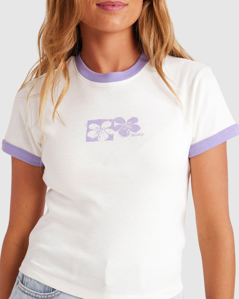 Womens Paradise Baby Tee