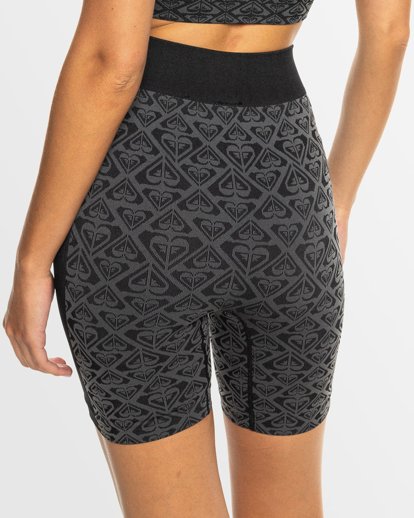 Womens Chill Out Seamless Sports Biker Shorts