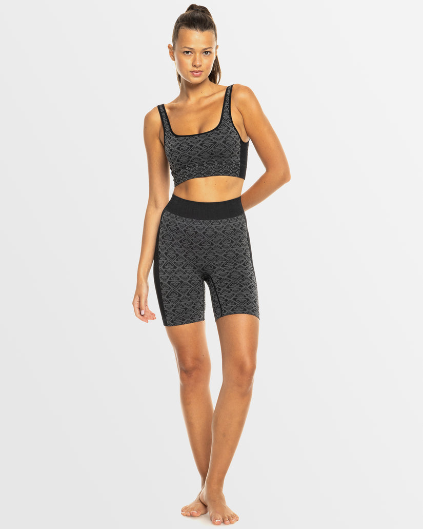 Womens Chill Out Seamless Sports Biker Shorts