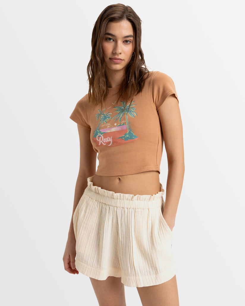 Womens What A Vibe  Beach Shorts