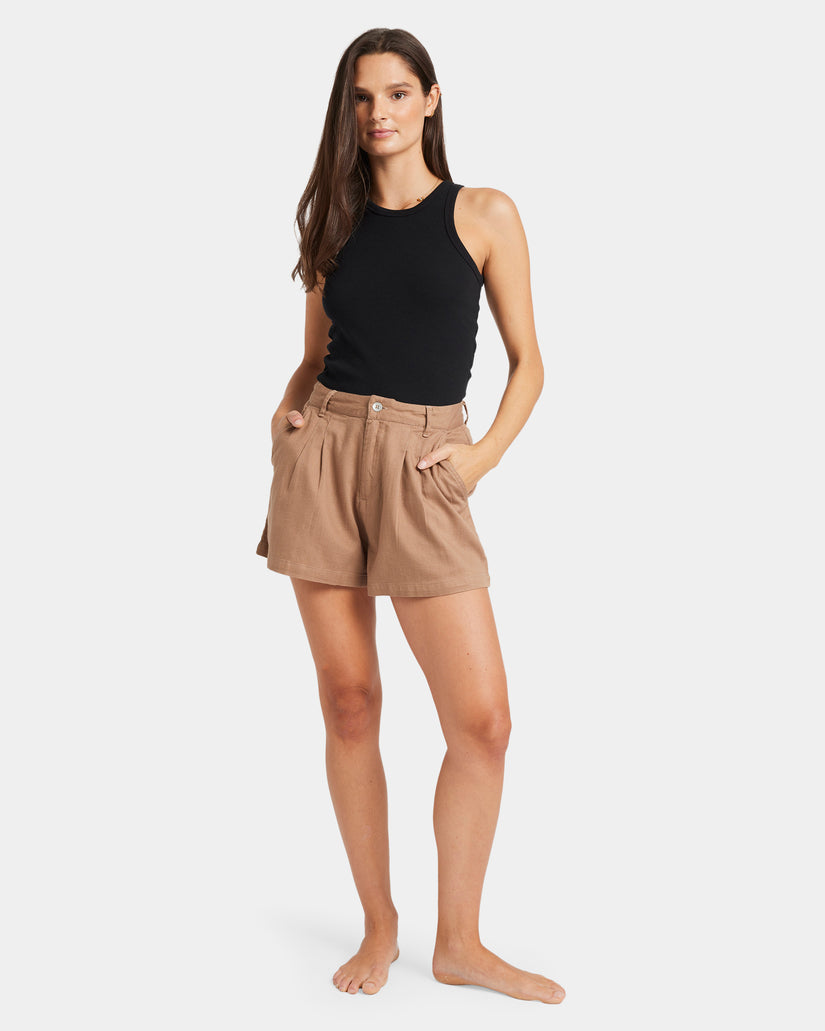 Womens Attractive Light Chino Shorts