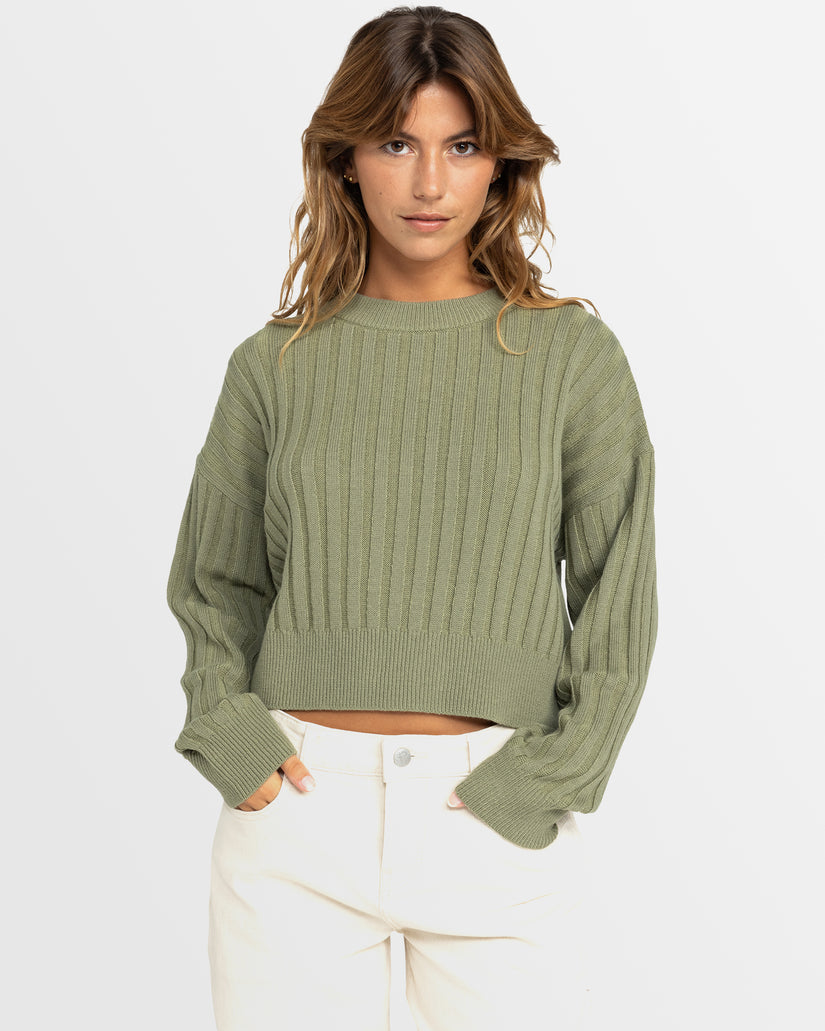 Womens Exploring Diary Crew Neck Sweater