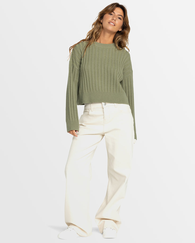 Womens Exploring Diary Crew Neck Sweater