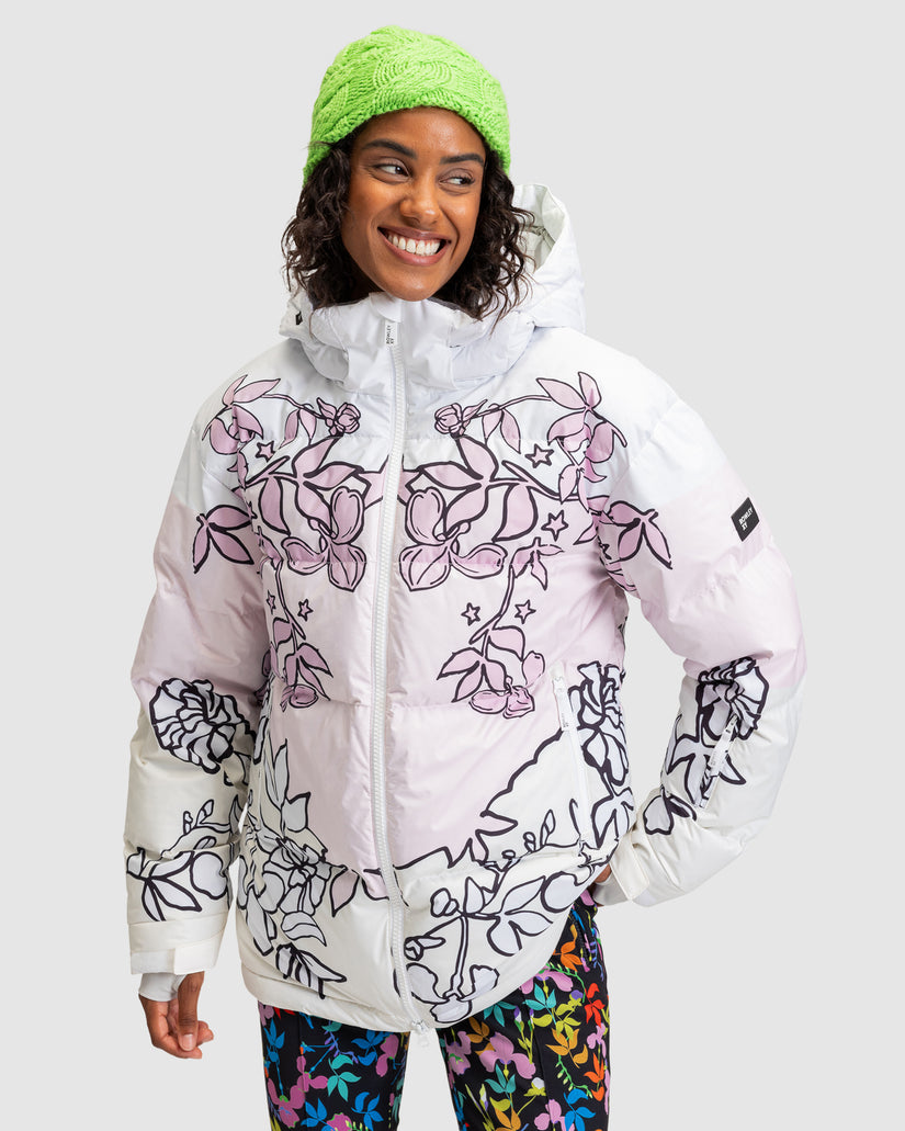 Womens Roxy X Rowley Puffer Jk Snowboard Jacket