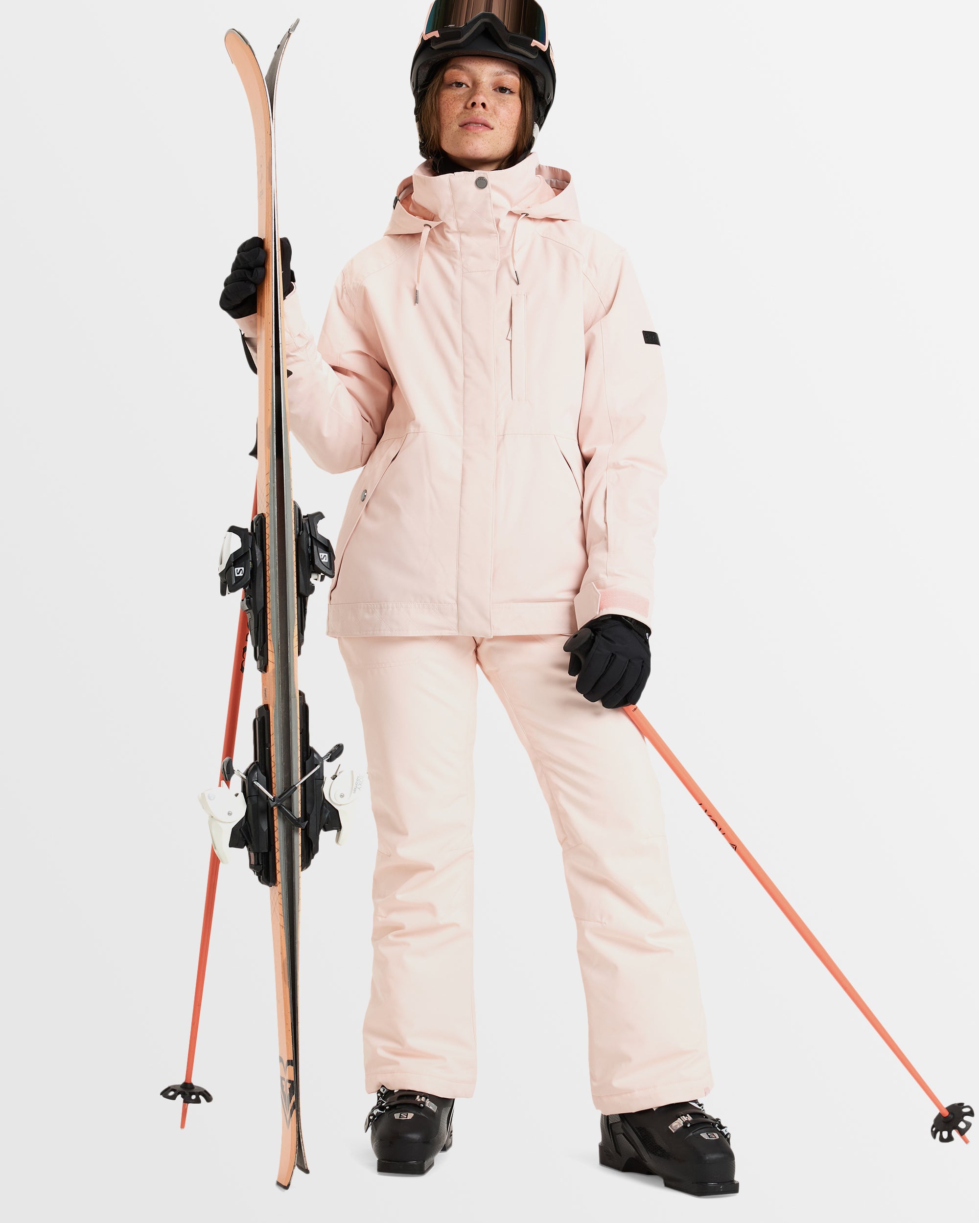 Womens Billie Snow Jacket PINK SALT Roxy