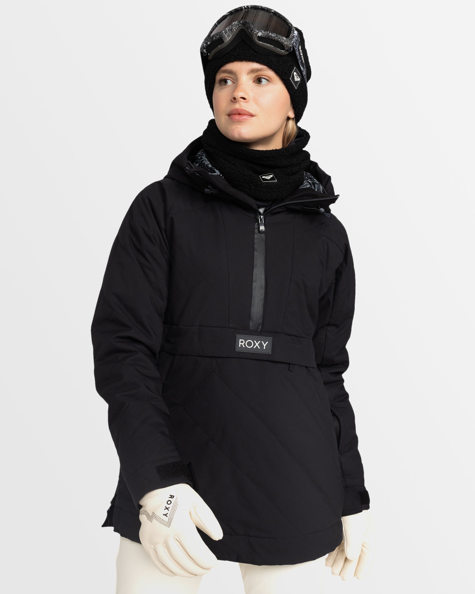 Black womens snow jacket hotsell