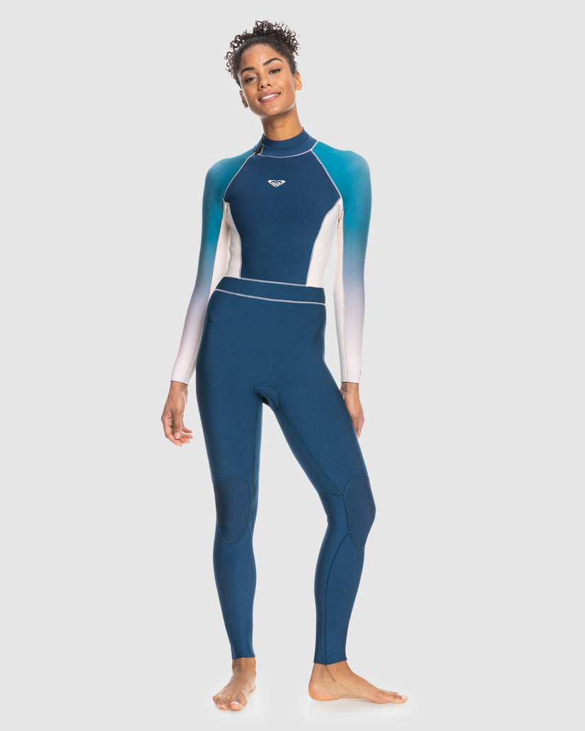 Womens 3/2mm Roxy Rise Backzip Gbs Wetsuit