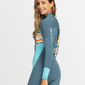 Womens 2Mm Swell Series Long Sleeve Back Zip Springsuit